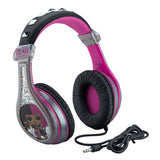 KIDdesigns LOL Surprise Kid Safe Wired Headphones - Pink/Black