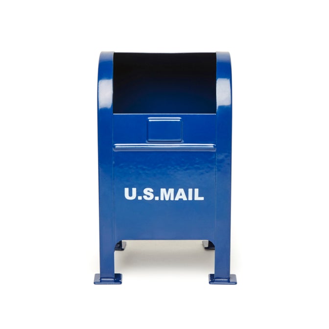 KIKKERLAND US Mail Pen Holder - Blue