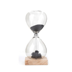 KIKKERLAND Magnetic Hourglass - Clear