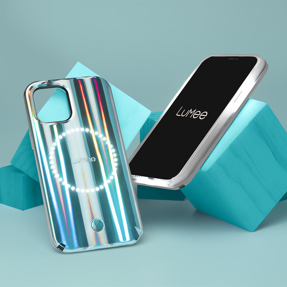 LUMEE iPhone 12/12 Pro - Halo Selfie Light Case - Bolt w/ Micropel