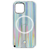 جراب LUMEE لهاتف iPhone 13 - غطاء إضاءة سيلفي هالو - إصدار باريس هيلتون ثلاثي الأبعاد