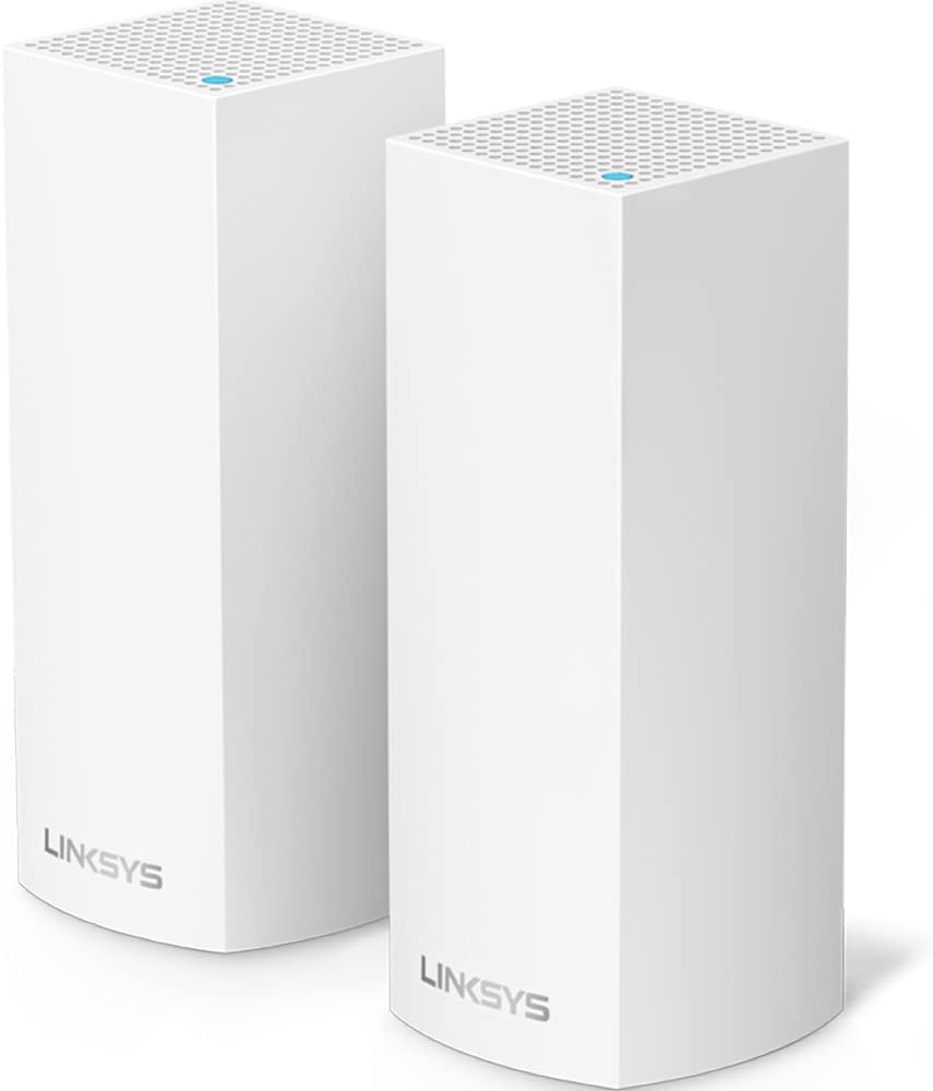 LINKSYS Velop Tri-Band Home Mesh WiFi System 2Pack - White
