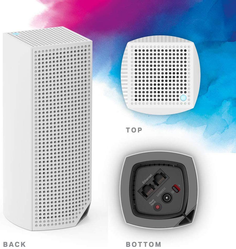 LINKSYS Velop Tri-Band Home Mesh WiFi System 2Pack - White