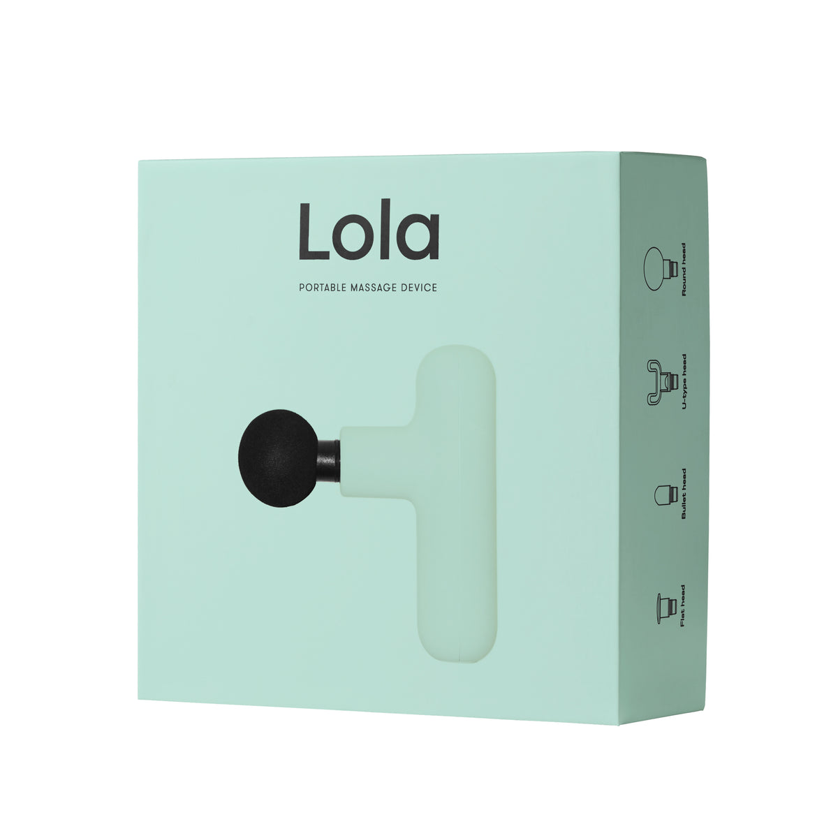 LOLA Women Portable Massage Gun - Mint Cream