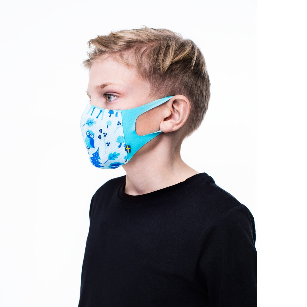 AIRINUM Kids Lite Air Mask - Wild Blue - Small