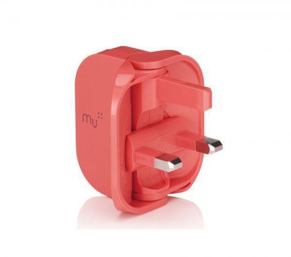 [OPEN BOX] MADE IN MIND Mu Classic The Folding Single USB Port Charger 1 AMP - Pink