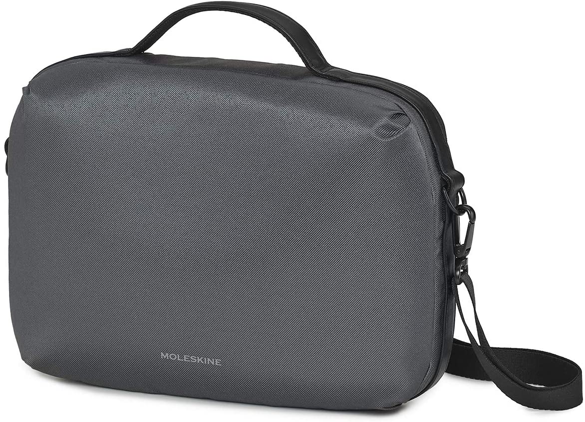MOLESKINE 13-Inches PC Device and Tablet Shoulder and Horizontal Bag - Grey
