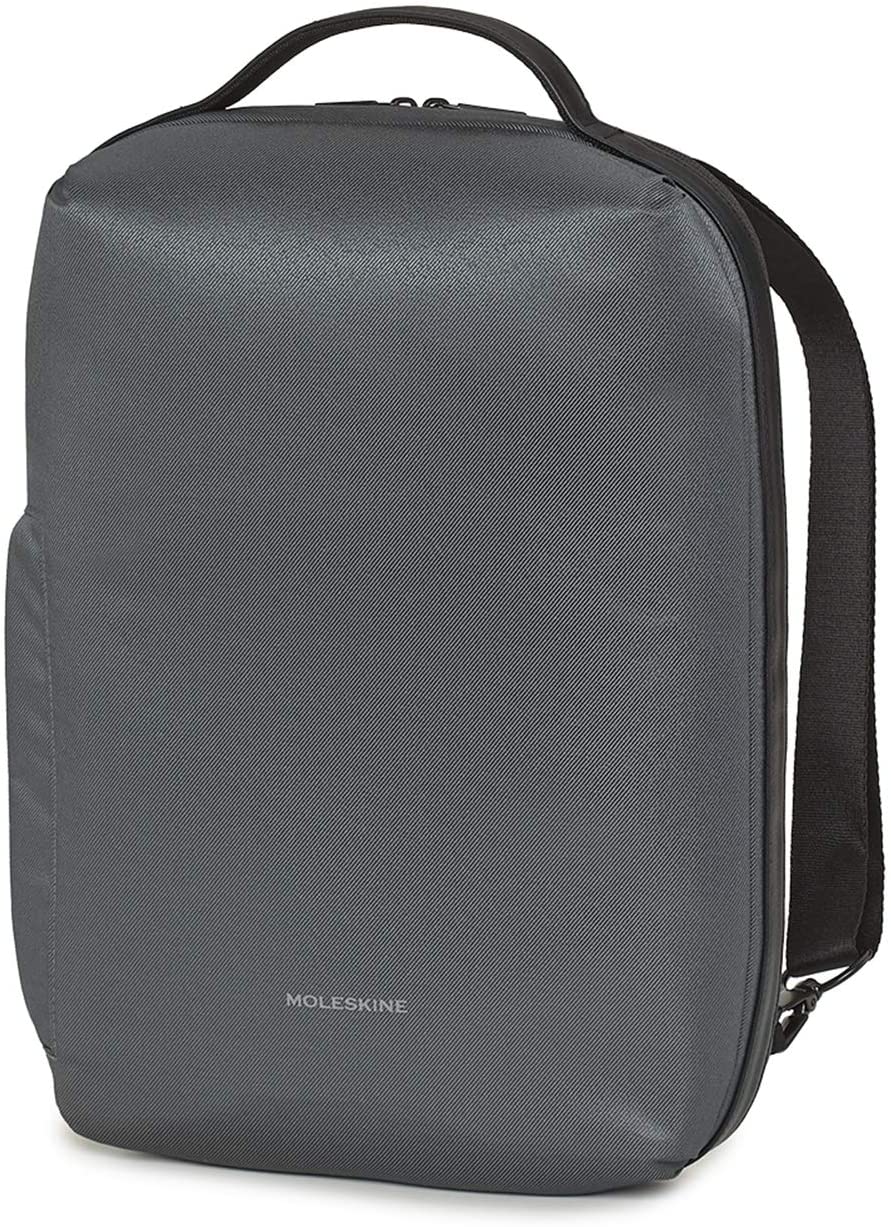 MOLESKINE 15-Inches Laptop Vertical Bag and Tablet Backpack - Grey
