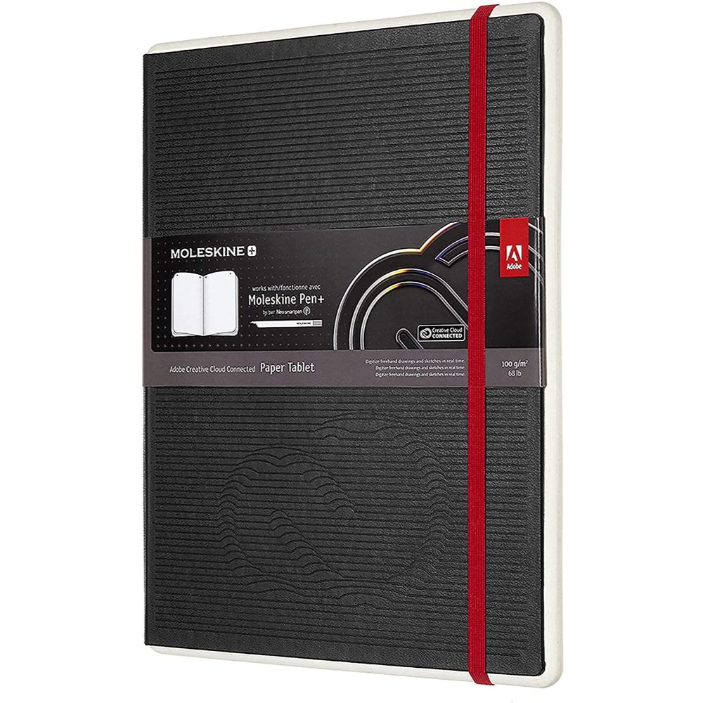 MOLESKINE 19 x 25 cm Adobe Creative Cloud Paper Tablet Digital Notebook - Black