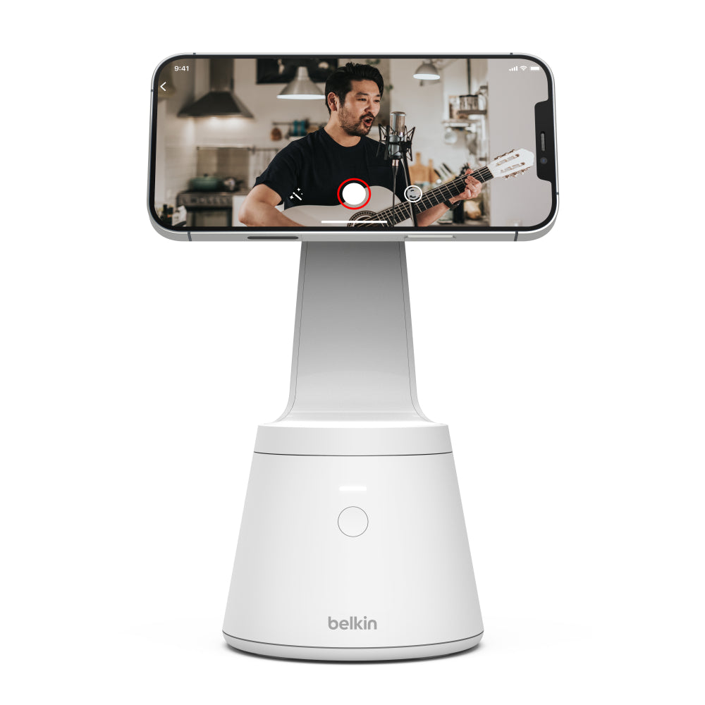 BELKIN Magnetic Phone Mount With Face Tracking - White