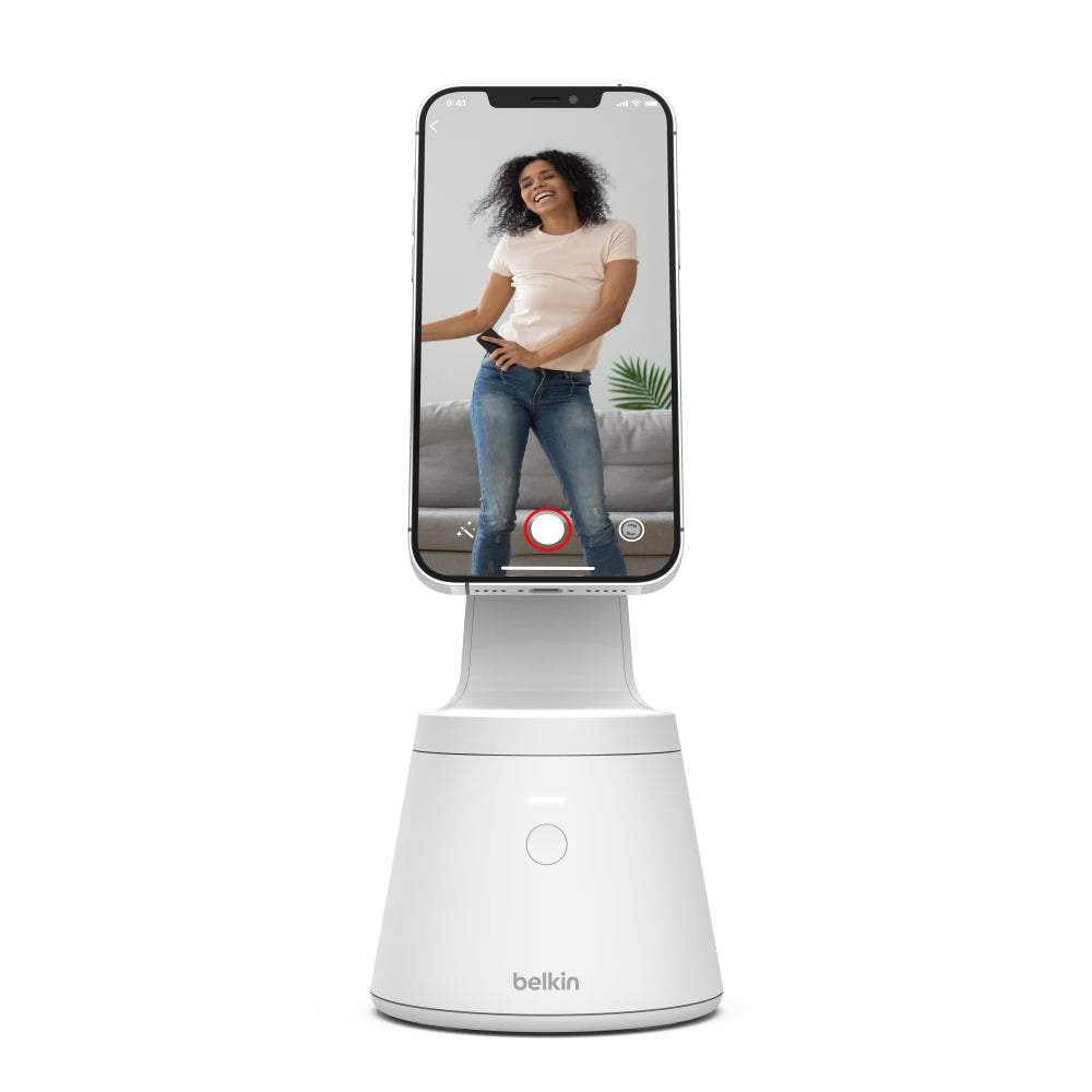 [OPEN BOX] BELKIN Magnetic Phone Mount With Face Tracking - White