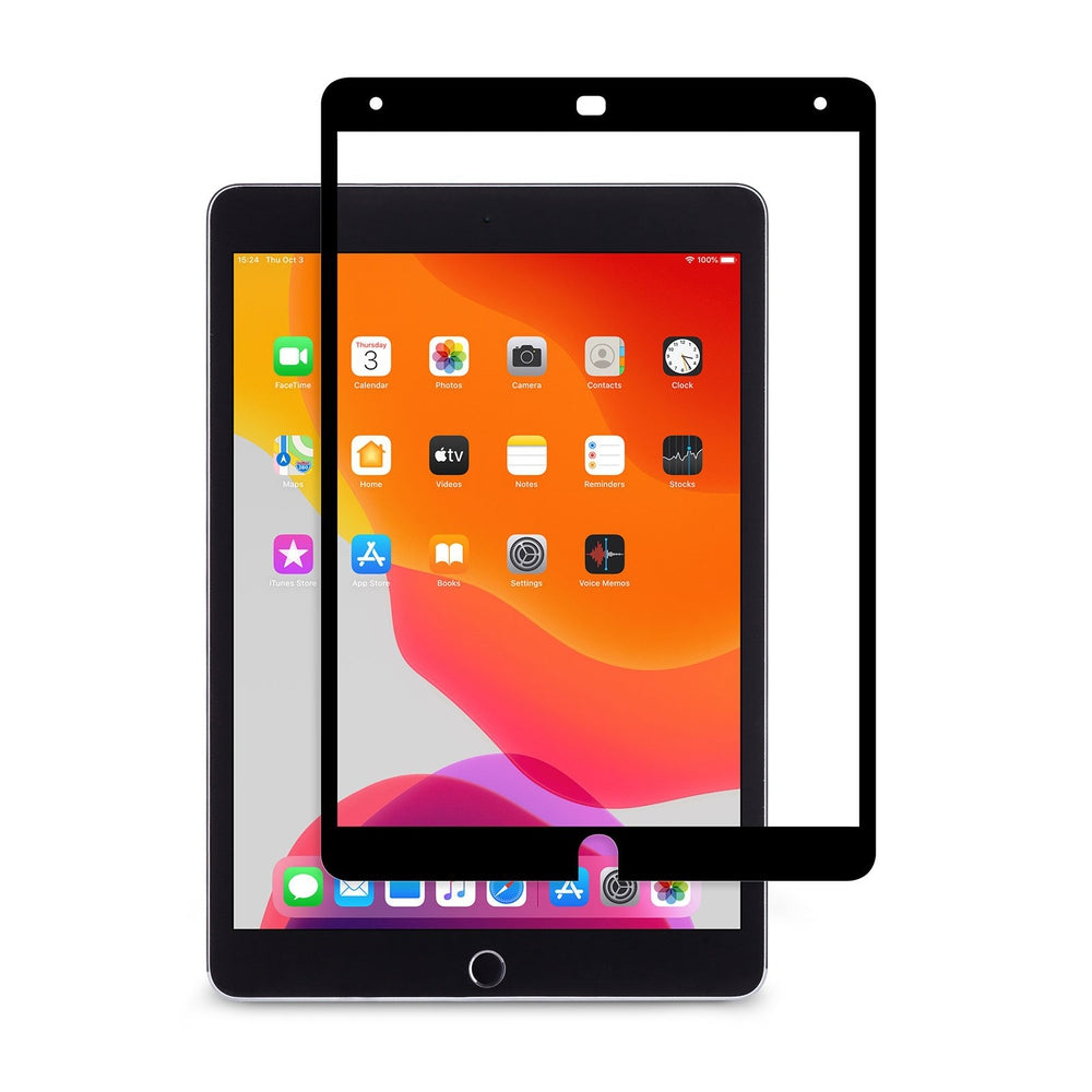 [علبة مفتوحة] واقي شاشة MOSHI iVisor AG لأجهزة iPad مقاس 10.2 بوصة، الجيل السابع و10.5 بوصة - أسود 