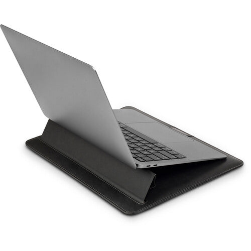 [OPEN BOX] MOSHI Muse 13   3-in-1 Slim Laptop Sleeve and Stand - Jet Black