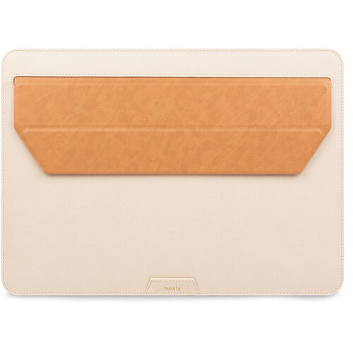MOSHI Muse 13&quot; 3-in-1 Slim Laptop Sleeve and Stand - Seashell White