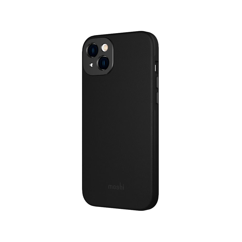 MOSHI iPhone 14 Plus - Napa Case with MagSafe &amp; Cam Cover - Black