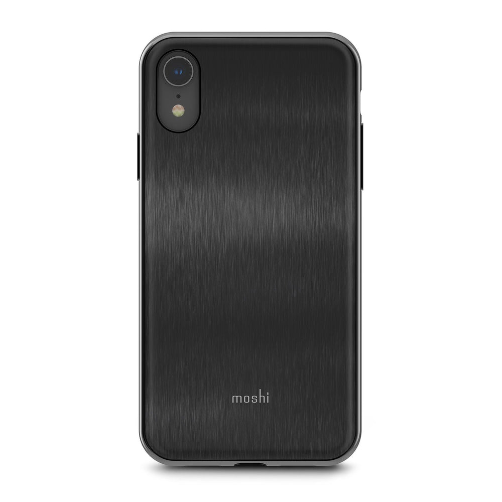 جراب MOSHI iGlaze لهاتف iPhone XR - أسود مدرع