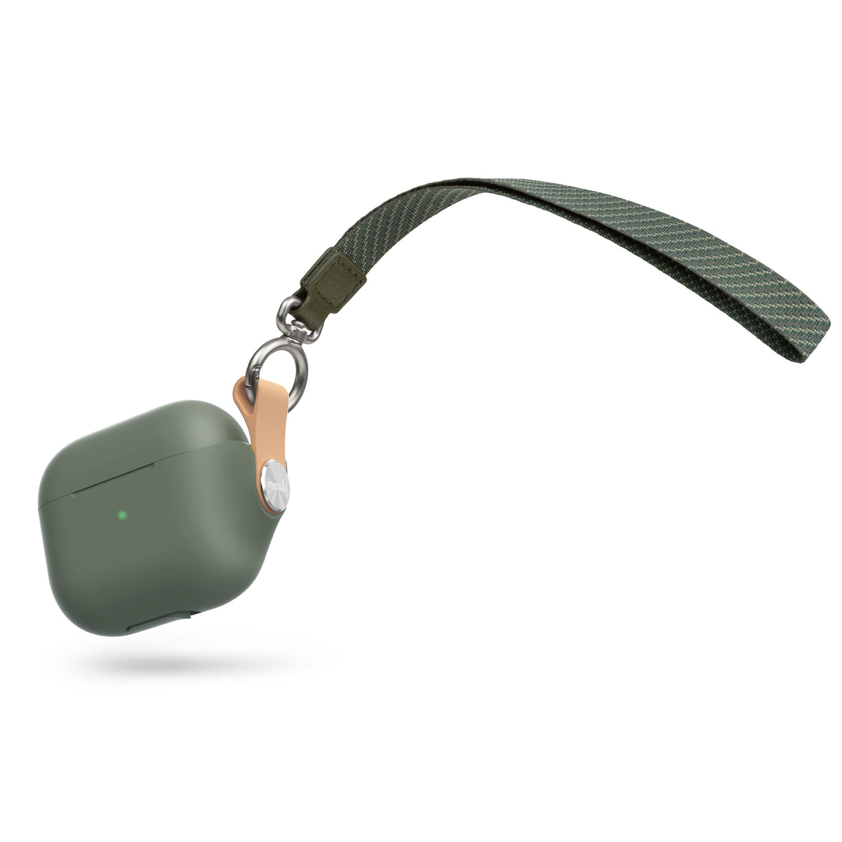[OPEN BOX] MOSHI Pebbo AirPods Gen 3 Case with Detachable Wrist Strap - Mint Green