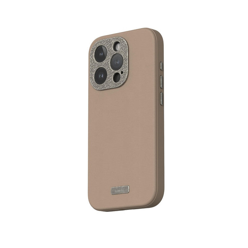 MOSHI Napa iPhone 15 Pro 2023 Case - MagSafe Compatible - Brown