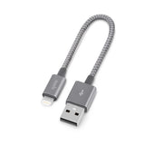 [علبة مفتوحة] كابل شحن/مزامنة USB-A من موشي إنتيجرا بطول 0.25 متر مع منفذ Lightning - رمادي