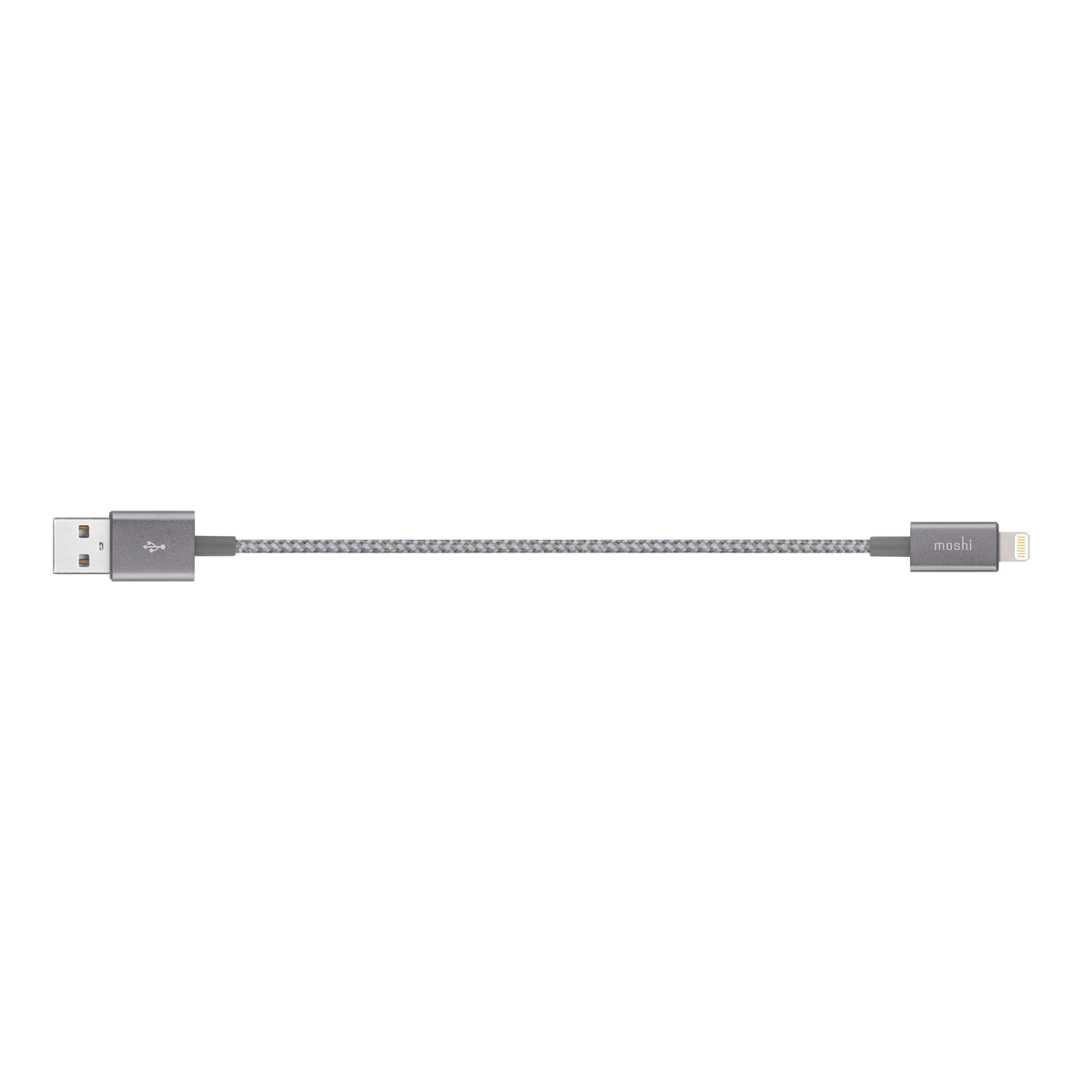 [OPEN BOX] MOSHI Integra USB-A Charge/Sync 0.25m Lightning Cable - Gray