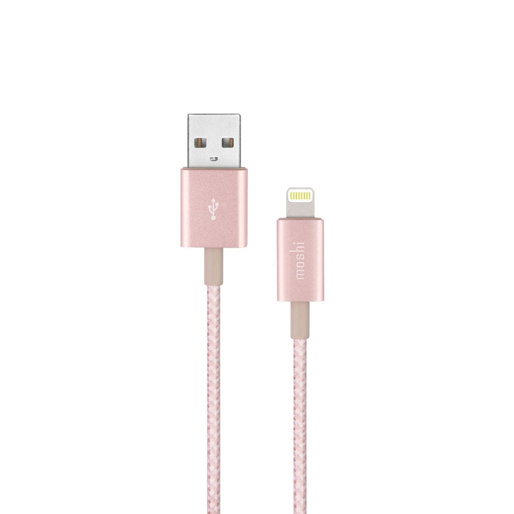 [OPEN BOX] MOSHI Integra USB-A Charge / Sync Cable With Lightning Connector - Golden Rose