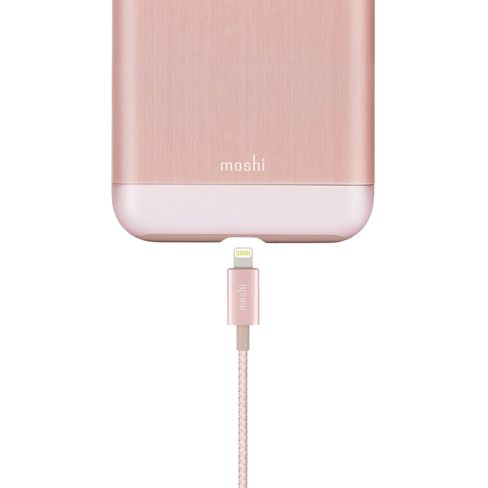 [OPEN BOX] MOSHI Integra USB-A Charge / Sync Cable With Lightning Connector - Golden Rose