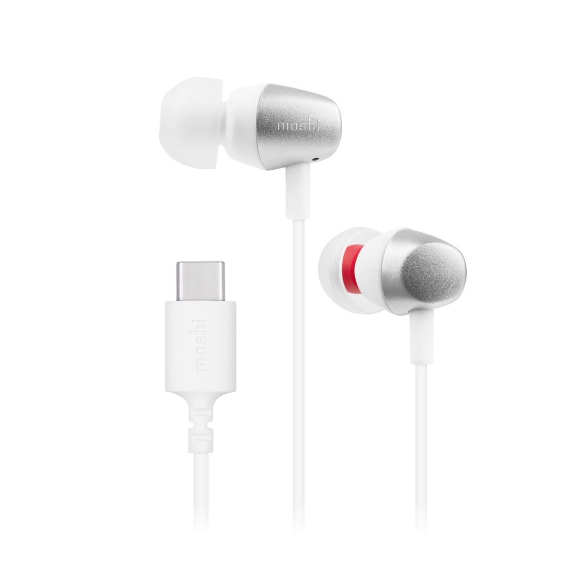 MOSHI Mythro C USB Type-C Earbuds with Mic - Silver