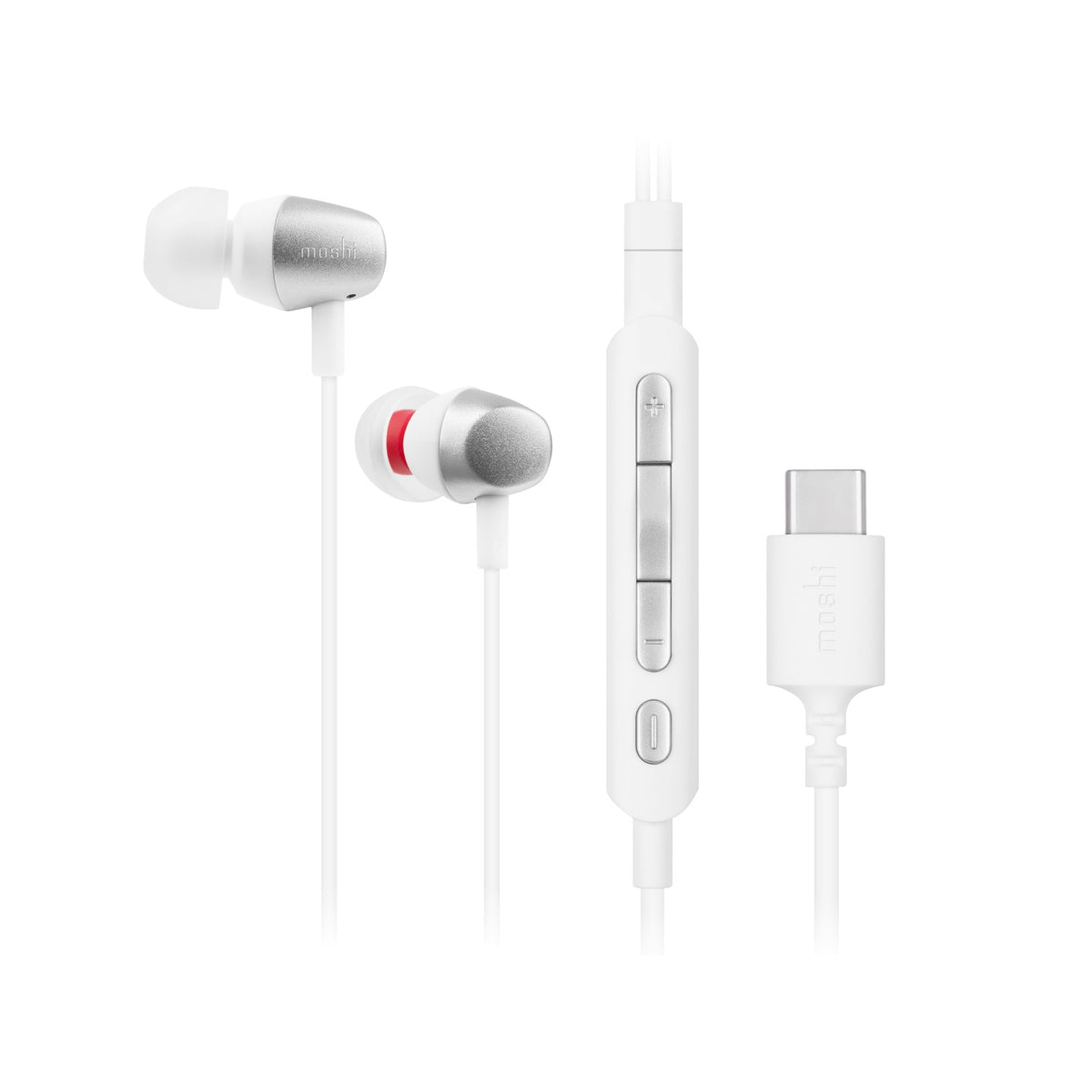 MOSHI Mythro C USB Type-C Earbuds with Mic - Silver