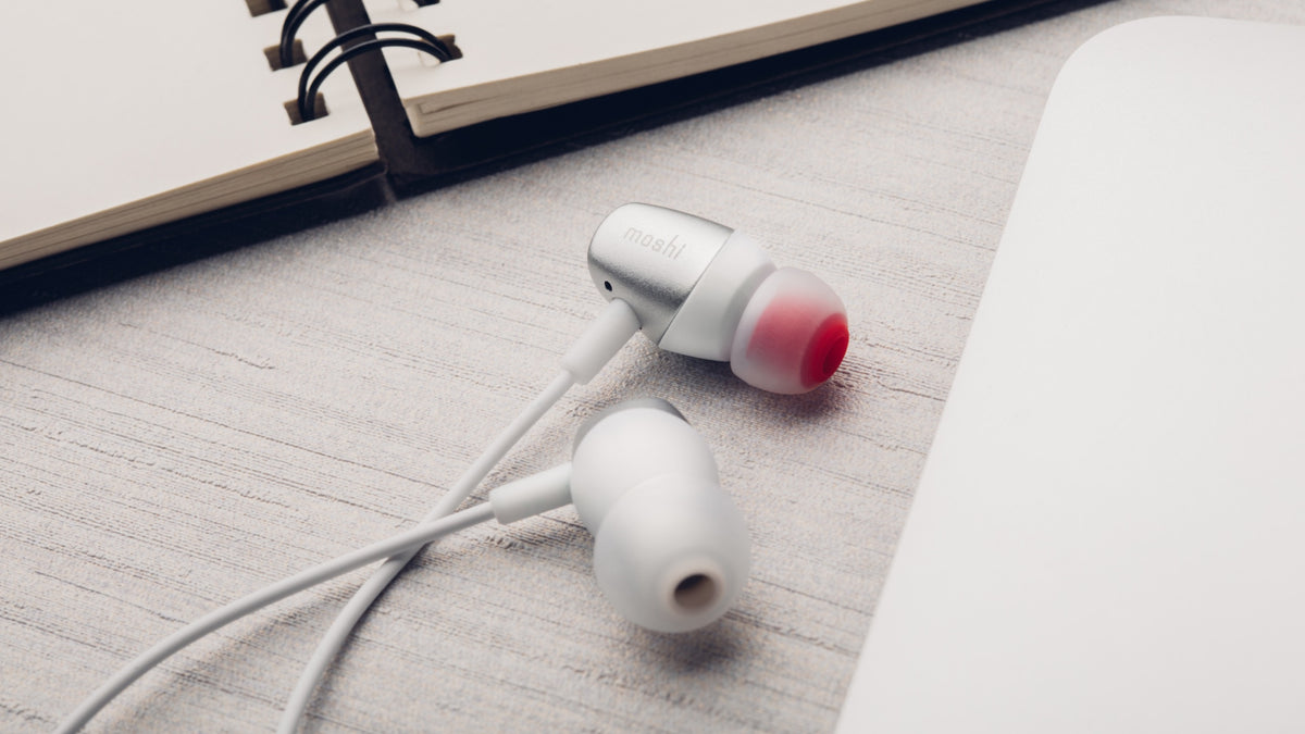 MOSHI Mythro C USB Type-C Earbuds with Mic - Silver
