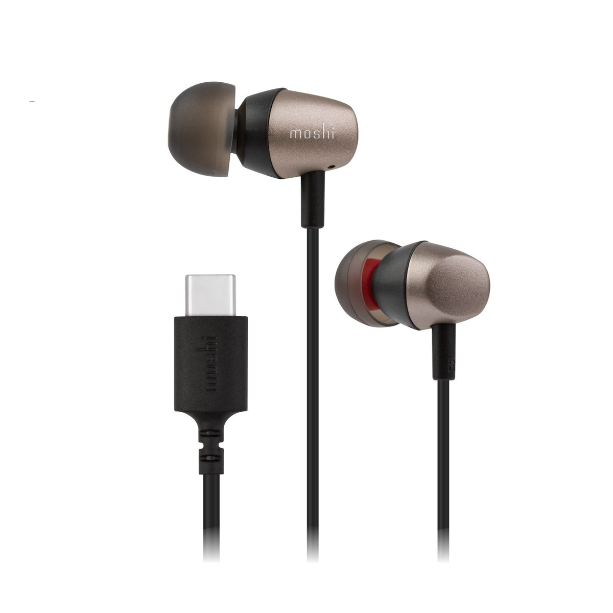 [OPEN BOX] MOSHI Mythro C USB Type-C Earbuds with Mic - Gunmetal Grey