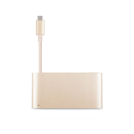 [OPEN BOX] MOSHI USB-C To Multiport Adapter Satin Gold
