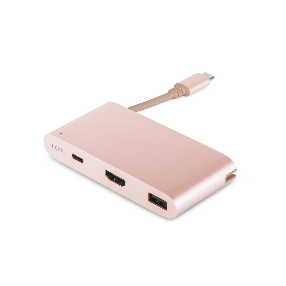 [OPEN BOX] MOSHI USB-C To Multiport Adapter Golden Rose