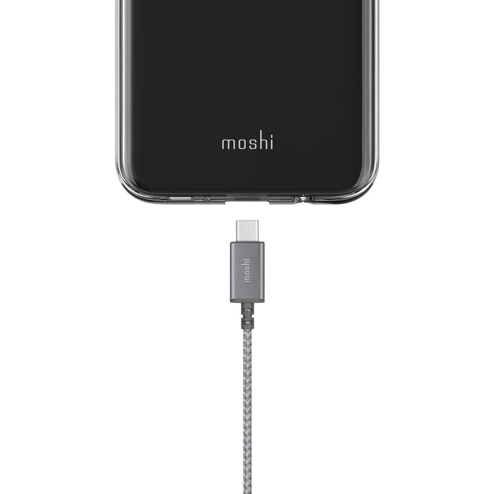 MOSHI Integra USB-C To USB-A Charge / Sync Cable Titanium Gray