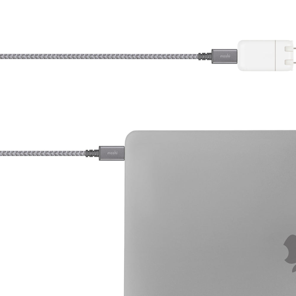 MOSHI Integra USB-C To USB-C Charge / Sync Cable - Titanium Gray