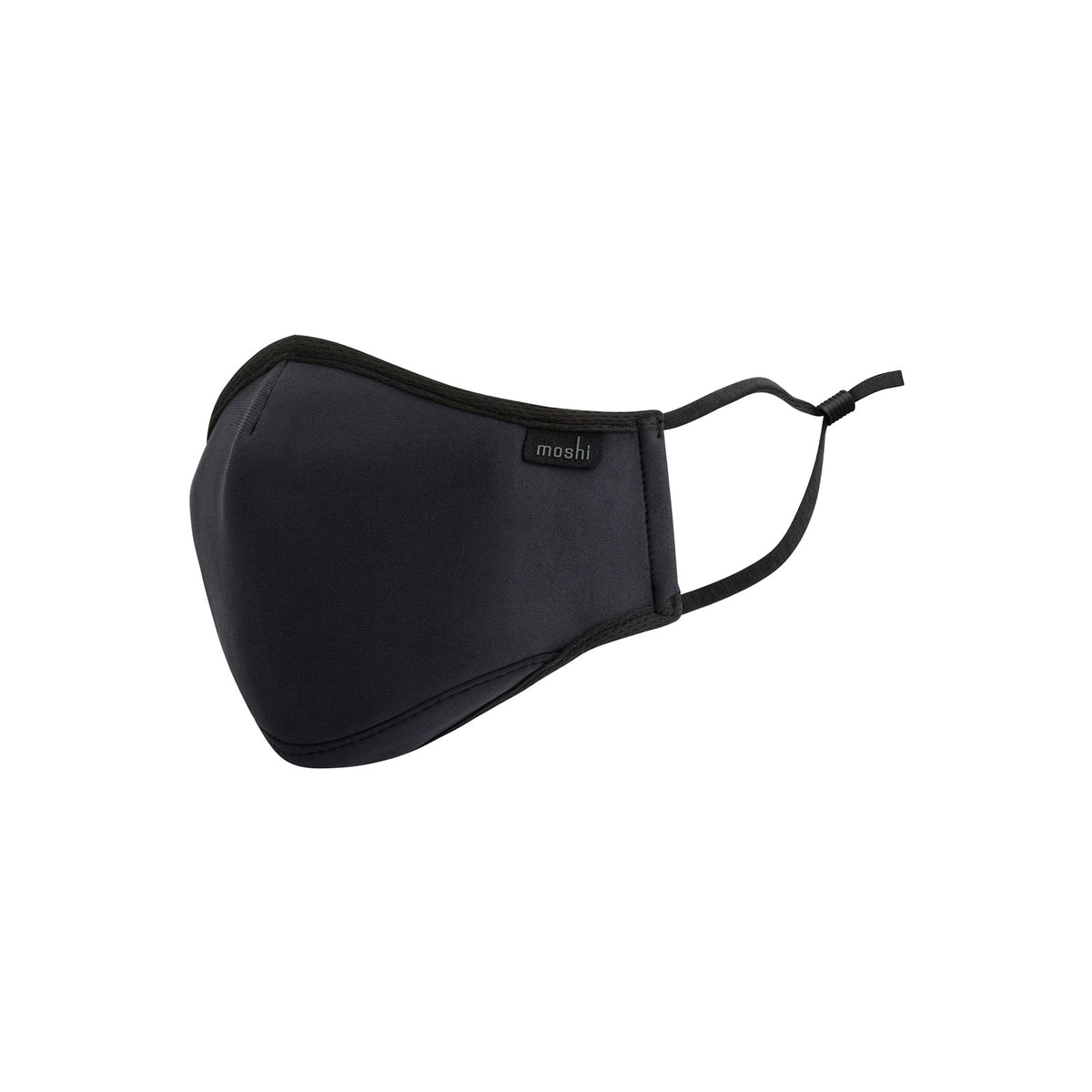 MOSHI OmniGuard Facial Mask with Anti-Bacterial Fabric - Small - Black