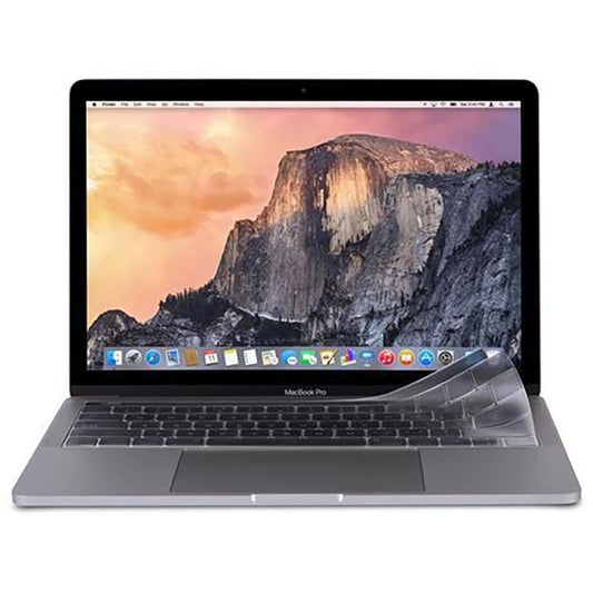 واقي شاشة MOSHI Clearguard لجهاز Macbook Pro 2016 13/15 المزود بشريط اللمس (تخطيط الاتحاد الأوروبي) - شفاف (يباع جهاز Macbook بشكل منفصل) 