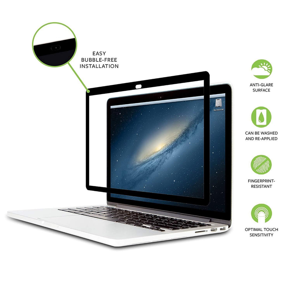 [OPEN BOX] MOSHI iVisor NEW Macbook Pro 15 Anti-Glare Screen Protector - Black ( Clear / Matte ) (Macbook sold separately)
