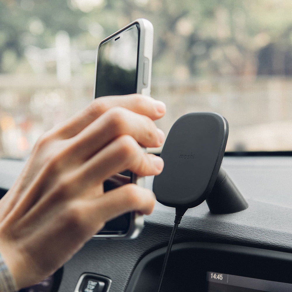 [OPEN BOX] Moshi SnapTo Magnetic Car Mount with Wireless Charging