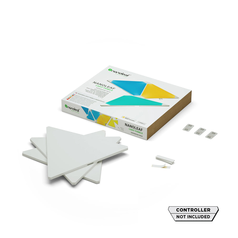 [علبة مفتوحة] مجموعة توسعة ألواح إضاءة نانوليف (3 ألواح) - وحدة التحكم غير متضمنة 