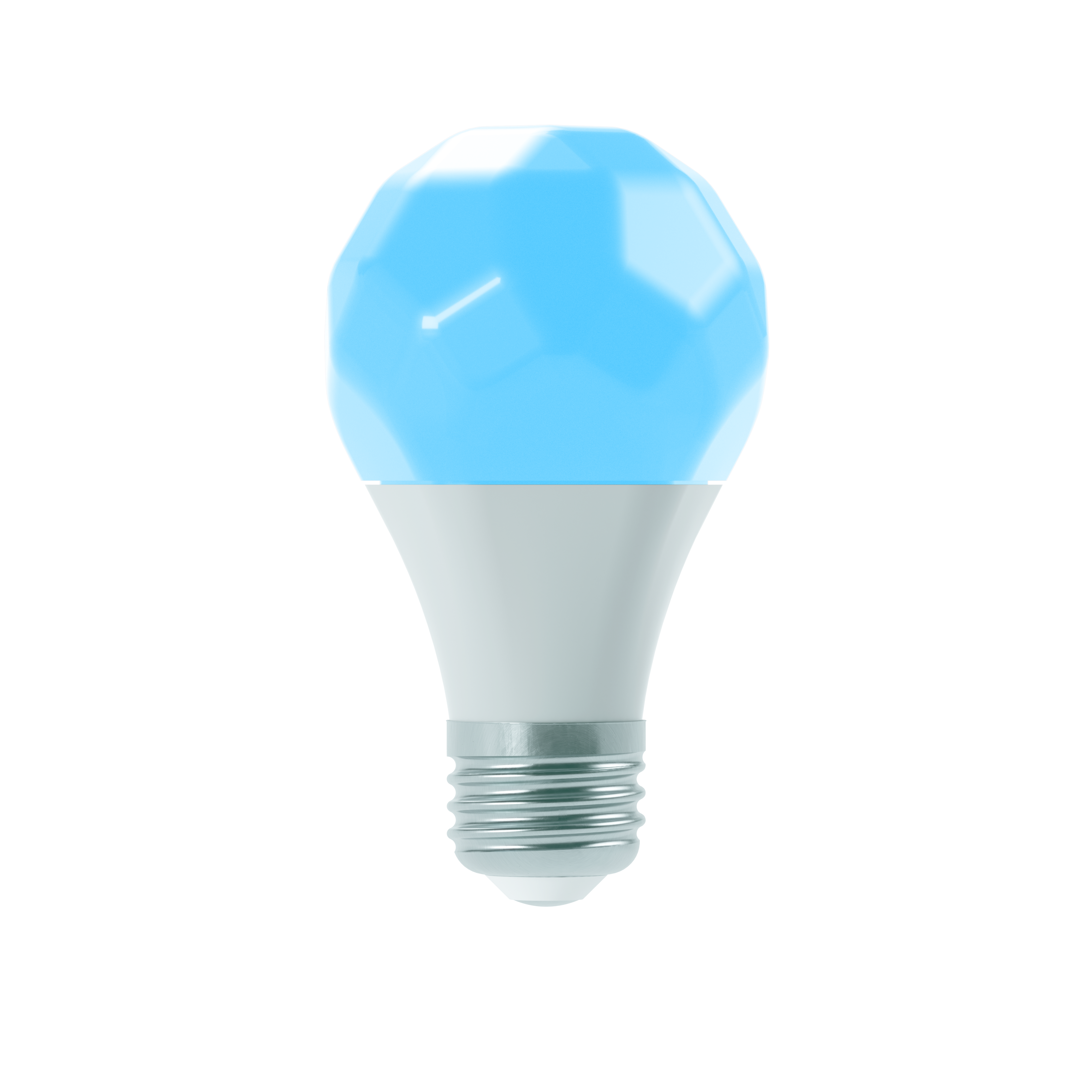 [مفتوح العلبة] مصباح نانوليف إسينشالز الذكي A19/A60 متغير اللون RGBCW مزود بتقنية بلوتوث/ثرد - أبيض 