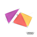 NANOLEAF Shapes Triangles Expansion Pack - Smart WiFi LED Panel System w/ Music Visualizer - 3 Pack - White - controller not included
