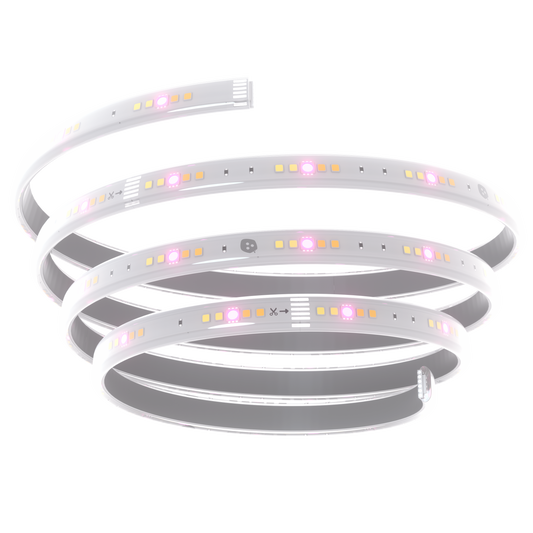 NANOLEAF Essentials Smart Lightstrip Expansion 40" Color Changing RGBCW Bluetooth/Thread Enabled - 1 Meter - White (Controller not included)