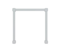 NANOLEAF Lines Squared Expansion Kit - Smart WiFi LED Panel System w/ Music Visualizer - 3 Pack UK - White