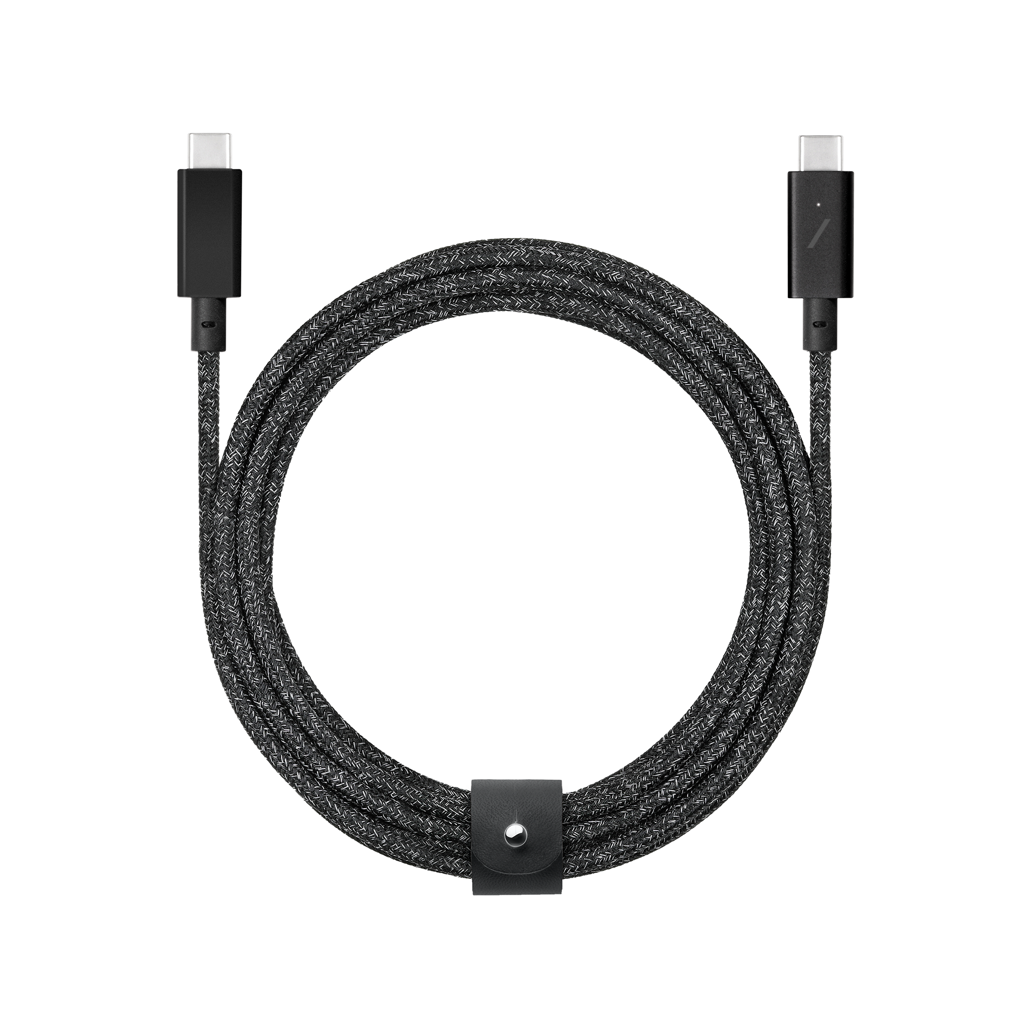 Native Union BELT PRO USB-C to USB-C Cable 8Ft - Braided 100Watts PD Cable, w/ LED Indicator & Strap, for Apple MacBooks Air/Pro, iPad Pro, Samsung Galaxy S & Note series and more - Cosmos