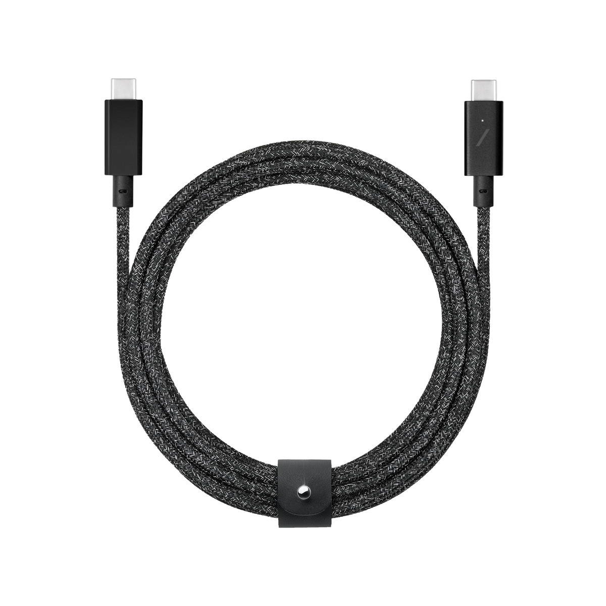 Native Union BELT PRO USB-C to USB-C Cable 8Ft - Braided 100Watts PD Cable, w/ LED Indicator & Strap, for Apple MacBooks Air/Pro, iPad Pro, Samsung Galaxy S & Note series and more - Cosmos
