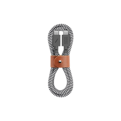 NATIVE UNION Belt USB-C to USB-C Charging Cable - 1.2M - Zebra