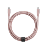 NATIVE UNION Belt USB-C to Lightning Charging Cable - 3M - Rose