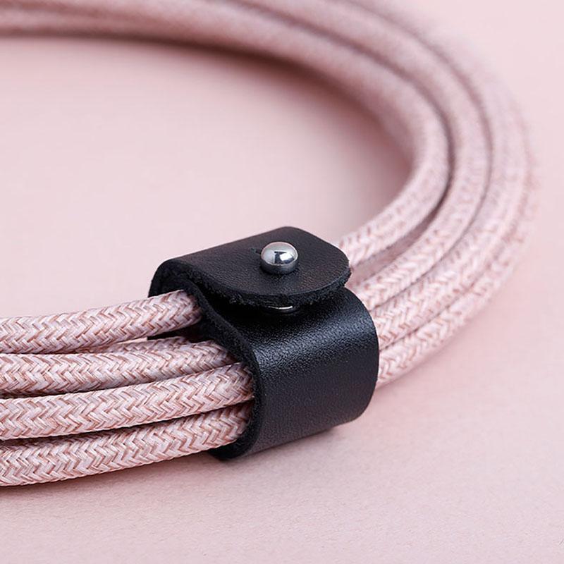 [OPEN BOX] NATIVE UNION Belt USB-C to Lightning Charging Cable - 3M - Rose