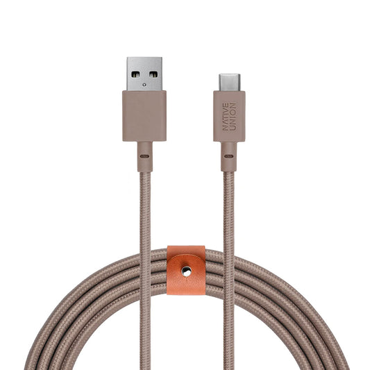 [OPEN BOX] NATIVE UNION Belt 3M Cable KV Type-A to Type C - Taupe