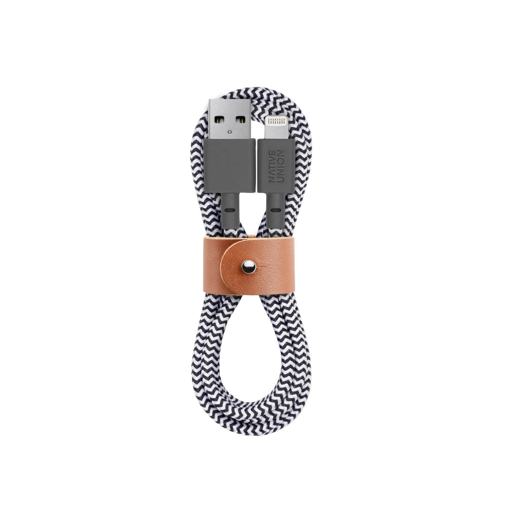 NATIVE UNION Belt Lighting Cable 1.2M - Zebra